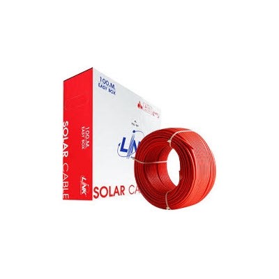 Link CB-1040AR-1 PV Solar Cable, 62930 IEC131, H1Z2Z2-K, (1,500V), 1x4 mm² Red Color 100 m./Box. 