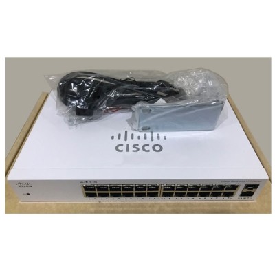 Cisco CBS110-24T-EU 24 Ports 10/100/1000 Mbps + 2 SFP Port Unmanaged Rack mount Layer 2 switching
