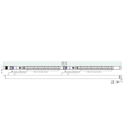 Link CH-20920 Network PDU 20 Universal Outlet (Circuit Breaker 32A + Current Voltage Energy Meter) (No Software Calculate electricity consumption ) ส่งฟรีทั่วประเทศ