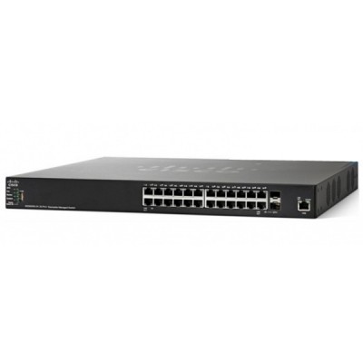 Cisco SG350X-24MP 24-port Gigabit POE Stackable Switch