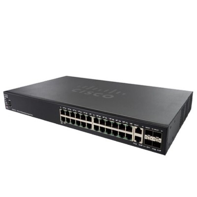 Cisco SG550X-24P 24-port Gigabit PoE Stackable Switch
