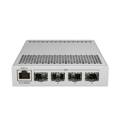 MikroTik CRS305-1G-4S+IN 5-Port Desktop Switch With 1 Gigabit Ethernet Port and 4 SFP+ 10Gbps Ports