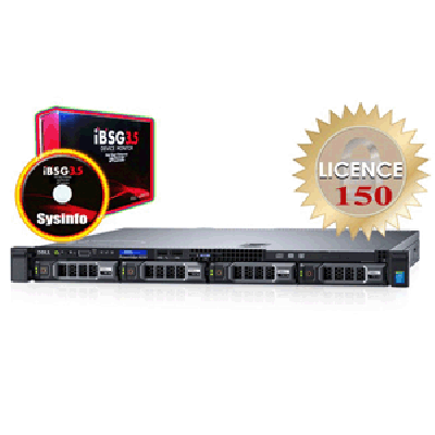 iBSG 3.5 THE Server Rack 150User Software Install on DELL Rack Server License 150User Availability for Management Wi-Fi Hotspot System 