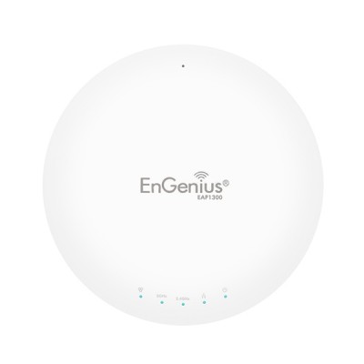 EnGenius EAP1300 EnTurbo 11ac Wave 2 Indoor Access Point 1.3Gbps, Quad-Core Processors, MU-MIMO&Beamforming, Ceileng-Mount