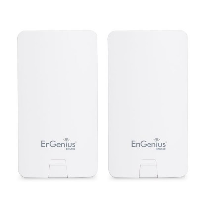EnGenius ENS500-ACv2-SET Point-to-point 1-2 Km. EnTurbo Outdoor Long-Rang 11ac Wave 2 Ptp Bride, Speed 867Mbps 5GHz, 14dBi High-Gain Antennas