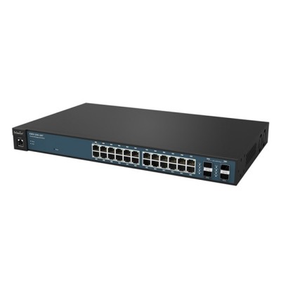 EnGenius EWS1200-28T Switch 24-Port Gigabit Managed Layer 2 With 50APs Wireless Controller, and 4 SFP Slots