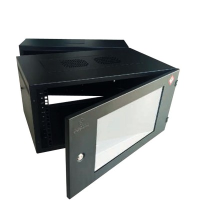 19" GERMANY G1-60606B Wall Rack 6U สีดำ ลึก 60 cm. (60x60x32cm), Black Color *ส่งฟรีเขต กทม.และปริมณฑล