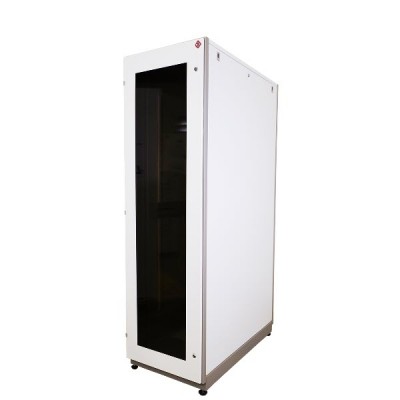 19" GERMANY G3N-61042 New Export Cabinet Rack 42U (60x100x205cm) Two-Tone White-Gray