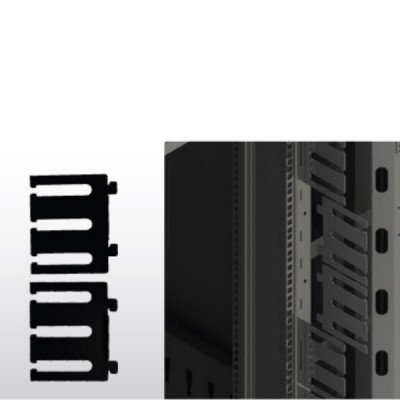 19" GERMANY G7-06005SET Rack Accessories Vertical Front Cable Management ใช้กับตู้หน้ากว้าง 80 cm. 10 Pcs /Pkg.