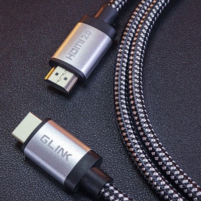 GLINK GL201-3  สาย HDMI รองรับความละเอียด 4K อัตราความเร็วสูงสุด 18Gbps เหมาะสำหรับเครื่องเล่น Blu-Ray 4K, Smart 3D, Media PC ยาว 3 เมตร