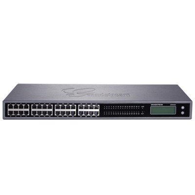 Grandstream GXW4232 Analog VoIP Gateway, 32FXS 4SIP Account, 2Port 50 Pin Telco Connectors, 1 LAN 10/100/1000Mbps, LCD Display