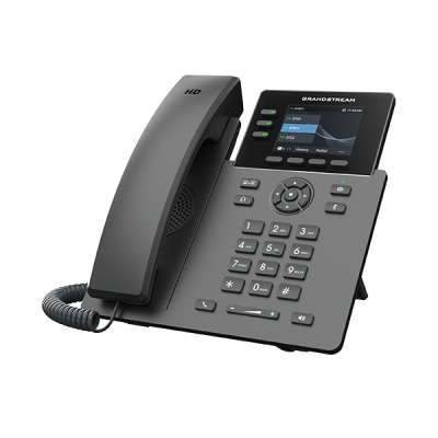 Grandstream GRP2611G IP Phone 3 Lines 3 SIP Accounts 5-way audio conference, HD Audio, 2.8 inch TFT color LCD, Dual switched auto-sensing 10/100/1000 PoE Integrated
