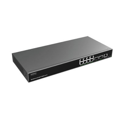 Grandstream GWN7811P Layer 3 PoE Managed Network Switch, 8 Port PoE Gigabit (802.3af/at) 30W/port, + 2 Port SFP Gigabit