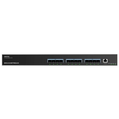 Grandstream GWN7832 Enterprise Layer 3 Managed Aggregate Network Switch, 12 x SFP+, Integrated Power Supply and External Redundant Power Supply (RPS)