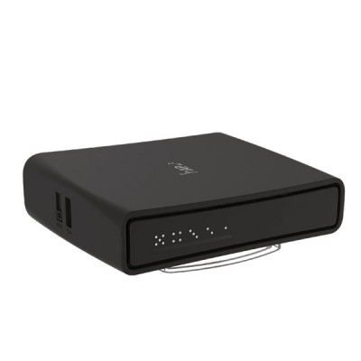 Mikrotik RBD52G-5HacD2HnD-TC (hAP ac²) 5-Port Gigabit Ethernet Router WiFi Dual-concurrent (2.4GHz + 5.0GHz) 802.11a/b/g/n/ac, + USB for 3G/4G/LTE modem Support, PoE-input Support