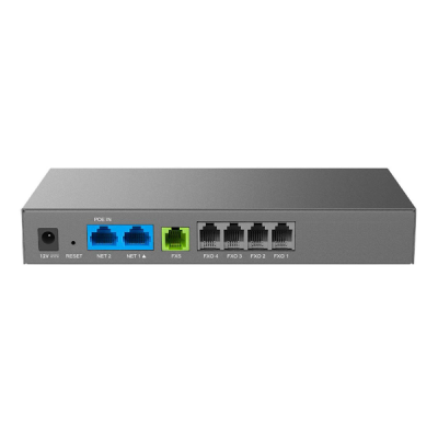Grandstream HT841 High-performance NAT router analog FXO Gateway 4 ports FXO 3 SIP profiles through 1 FXS port and 3-way voice conferencing per port  adapter not include