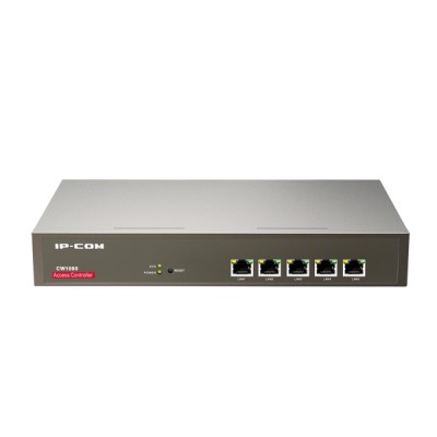 IP-COM CW1000 Access Controller, 5x Gigabit Ethernet LAN, Unified management of AP‘s SSID, channel, security, output power, client limit