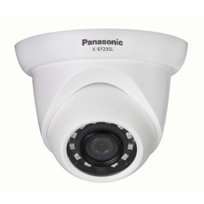 Panasonic K-EF235L03E IP Camera Dome, Full HD 2 Megapixel 1080p, Lens 3.6 mm. Weatherproof with IR LED