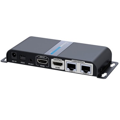 VANZel LH-102EA 2 PORT HDMI SPLITTER & 40M. EXTENDER OVER CAT6/6A/7 WITH RX POE SUPPORT