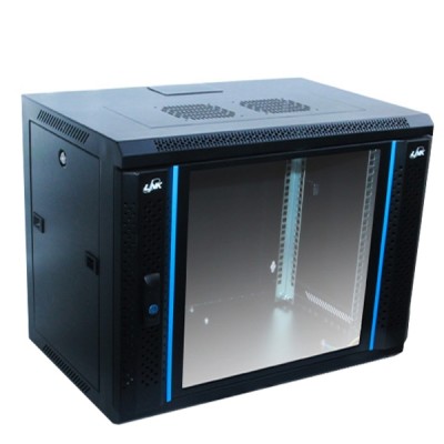 Link CW1-60412G 19" Glass Wall Rack 12U (60x40x64cm) *ส่งฟรีเขต กทม.และปริมณฑล