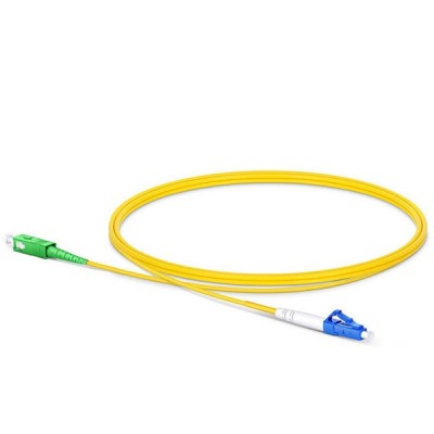 Link UFP962S28-03 Fiber Optic SC-LC Patch Cord OS2 (SC/APC-LC/UPC), Simplex Single-mode, (2.0 mm Jacket)/APC-UPC, Lengths 3 m.