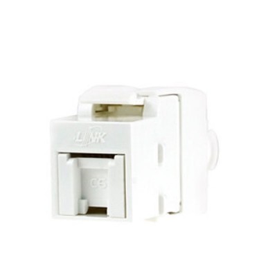 Link US-1006TFAS CAT 6 RJ45 Modular Jack Unshield, Auto Shutter