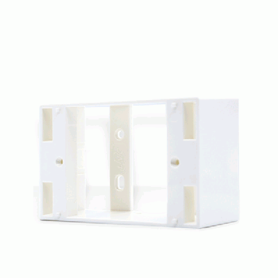 Link US-2015WH Plastic Wall Box 2" x 4" Depth 38 mm. White Color