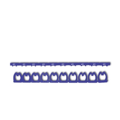 LINK US-2231 Cable Marker # A-F,L,P,R,T for 4-5.5 mm.(Blue for CAT 5E , CAT 6) 10 ตัว/แถว,1ถุงมี 10 แถว