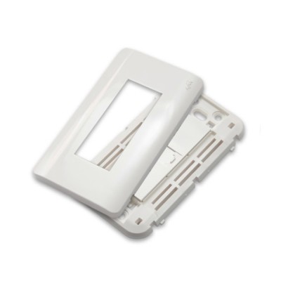 Link US-2331 Shiny Exclusive Face Plate, 1 Port With Shutter