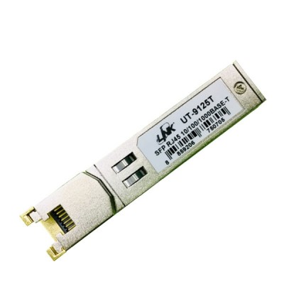 Link UT-9125T SFP 1.25G Copper Transceiver, Gigabit Ethernet 10/100/1000 BaseT, 100m