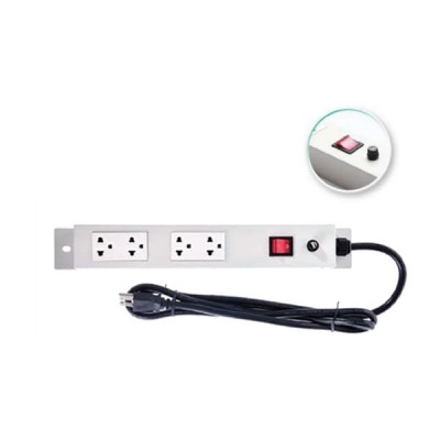 MAP M7-00004 Power Distribution Unit 4 Universal (PDU) Outlet 2M., Line Suppression