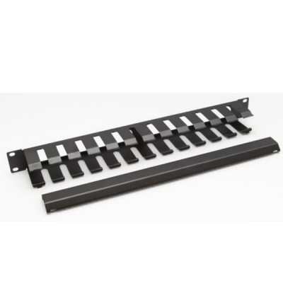 MAP M7-06003 Cable Management Panel with Cover, 1U Rack Mountable