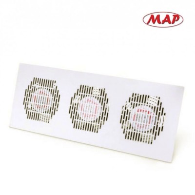 MAP M7-05003  Ventilating Fan 4”x3 Heavy Duty, 2 Ball Bearing, Aluminum Housing, For Close Rack (ประกอบครบชุดพร้อมสายไฟความยาว 1.5 เมตรพร้อมปลั๊ก)