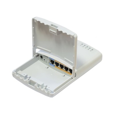Mikrotik RB750P-PBr2 (PowerBox) Outdoor Router 5-Port 10/100 Eternet with PoE Output, 650MHz CPU, 64MB RAM