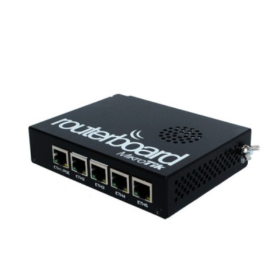 MikroTik RB850Gx2 Router 5-Port Gigabit Ethernet, CPU Dual Core P1023 533MHz, RAM 512, RouerOS L5