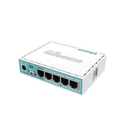 Mikrotik RB750Gr3 (hEX) Router 5-Port Gigabit LAN/WAN, Dual Core 880MHz CPU, RAM 256MB, USB, microSD, RouterOS L4