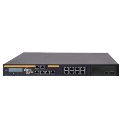 Peplink Balance 2500-2SFP (BPL-2500-2SFP) Multi-WAN Router, 4 Gigabit WAN port and 2 x 10G SFP + LAN port, 8Gbps Throughput, Load Balancing/VPN/QoS Support