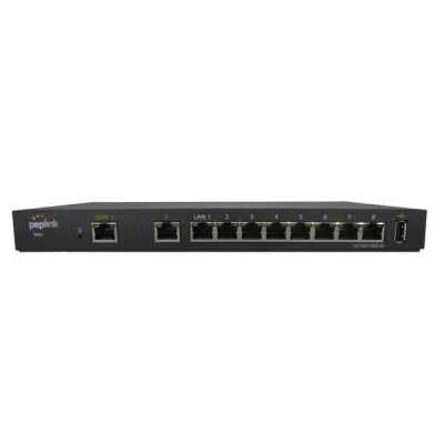 Peplink Balance One Core (BPL-ONE-CORE)  Dual-WAN Router, 2 Gigabit WAN port and 8 Gigabit LAN port, 600Mbps Throughput, Load Balancing/VPN/QoS Support