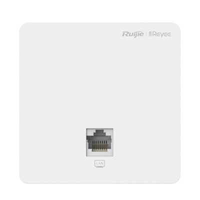 Reyee RG-RAP1200(F) AC1300 Dual Band Wall-Mounted Access Point,  2 10/100base-t Ethernet port include 1 uplink port , Ruijie Cloud app management