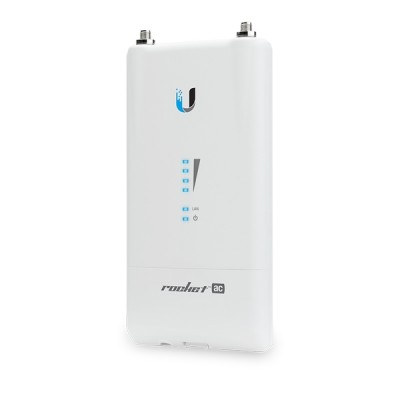 Ubiquiti R5AC-Lite airMAX ac BaseStation, Freq 5GHz 500+Mbps, RP-SMA Connetor, Hi-Power 25dBm, 1-Port 10/100/1000 Ethernet
