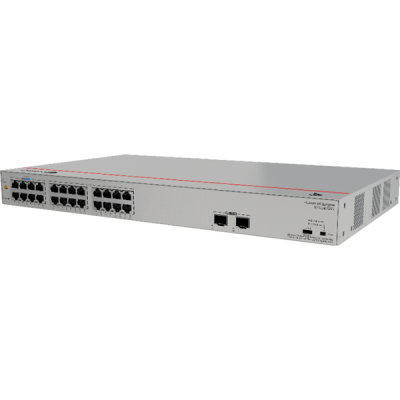 Huawei S110-24LP2SR Unmanaged Switches 24*10/100/1000BASE-T ports 124W PoE+, 2*GE SFP ports Fanless AC power Adapter
