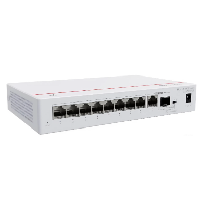 Huawei S110-8T2ST Unmanaged Desktop switches 8 x 10/100/1000BASE-T ports, 1 x GE SFP port uplink, Fanless plug and play