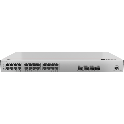 Huawei eKIT S310-24P4S Manage L2+ PoE+ Switch 24*10/100/1000BASE-T ports Downlink 4*GE SFP ports, POE+(400W) Built-in AC power