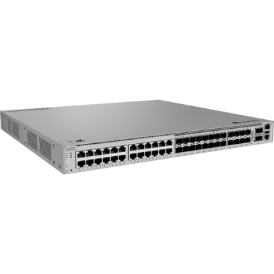 Huawei eKit S620-24T16X8Y2CZ Manage L3 Switch 24GE ports, 16 ports 10GE SFP+, 8 ports 25GE SFP 28 ports, 2 port 100GE QSFP 28 ports, expansion card slot, AC power module