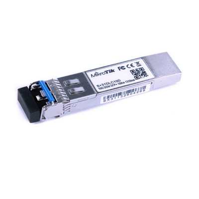 S+31DLC10D : SFP Transceiver 10G, 1310 nm Dual LC connector, 10,000 meter Single-Mode Fiber Connection with DDMI