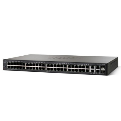 Cisco SG300-52 Switch 52-Port Gigabit L3 Managed, 2-Port mini-GBIC Combo, Static Routing/Spanning Tree/Link Aggregation/VLAN Support