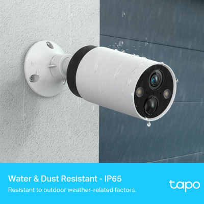 tp-link Tapo C420 3MP Smart Wire-Free Security Camera 2K High-Definition, Full-Color Night Vision, 2.4 GHz Wi-Fi, 850 nm IR LED up to 49 ft/15m, IP65 Water&Dust Resistant