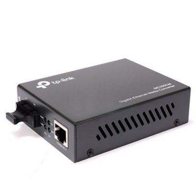 TP-LINK MC200CM Gigabit Multi-Mode RJ45/SC Media Converter, Wave Length 850nm / Distance up to 0.55 M.
