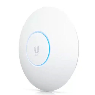 Ubiquiti U6-Enterprise (UniFi 6 Enterprise) 10.0Gbps High-Performance Ceiling, Wall Access Point, WiFi-6E 4x4 MIMO 5/6 GHz, 1x 2.5G Ethernet Port, 802.3at PoE Support (PoE Not Included)