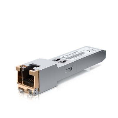 Ubiquiti UACC-CM-RJ45-1G SFP to RJ45 adapter Transceiver Copper SFP Module 1 Gbps, up to 100 m.